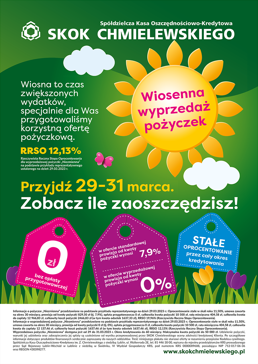 Wiosenna wyprzedaż